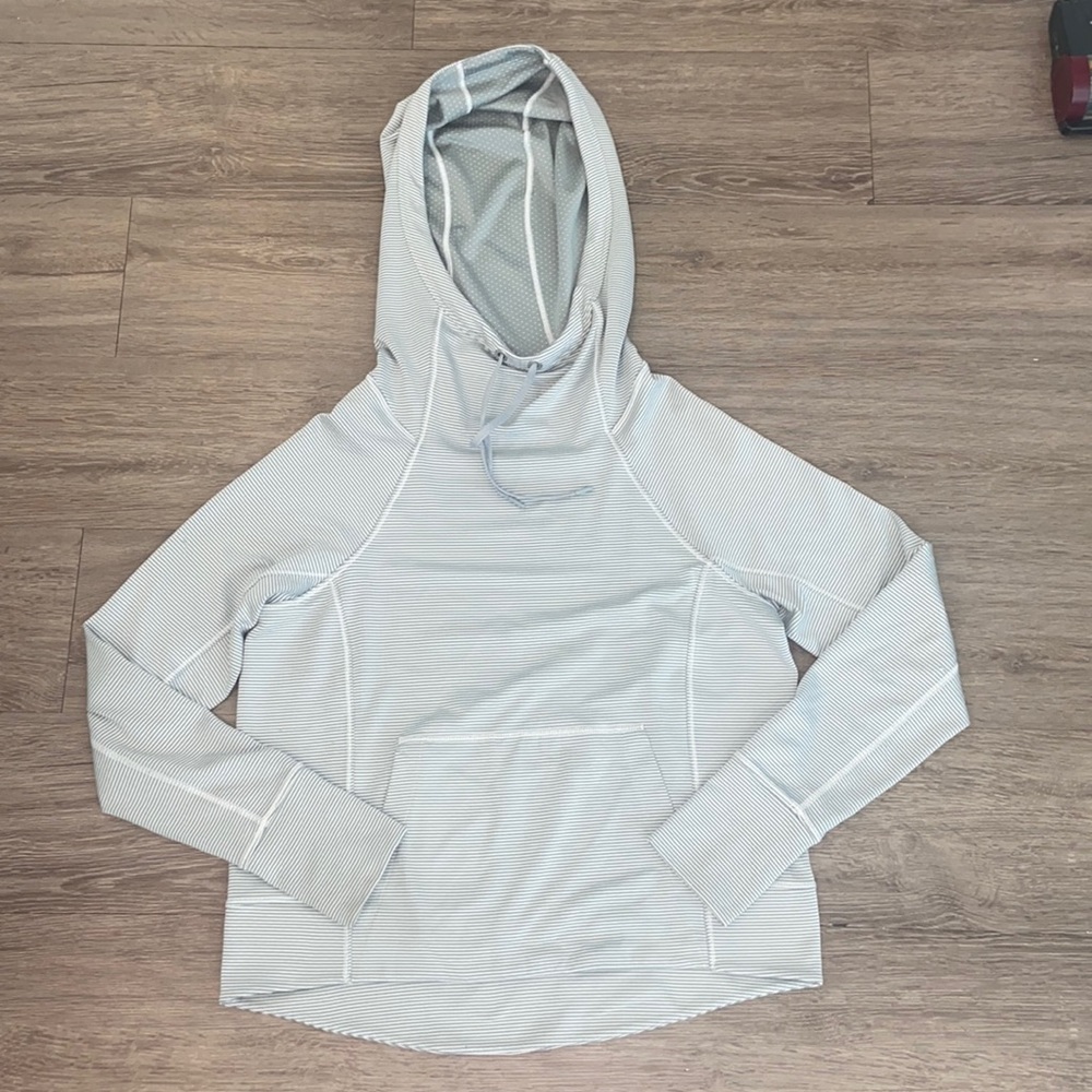 Athleta striped hoodie